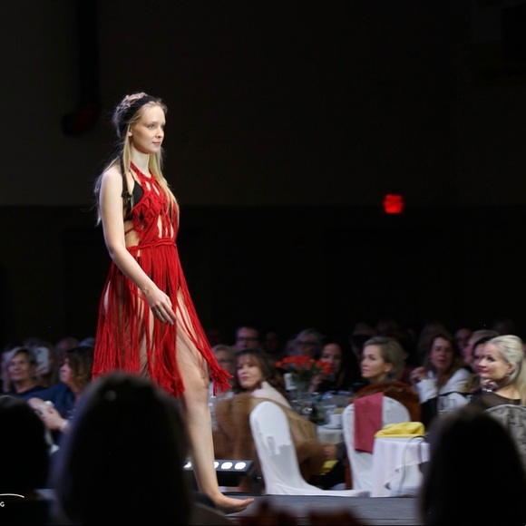 Handmade Macrame Crochet Dress Shibari Cut Out Designer Fashion Week - Picture 12 of 12